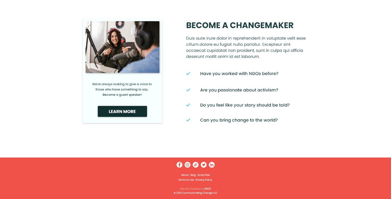 Communicating Change